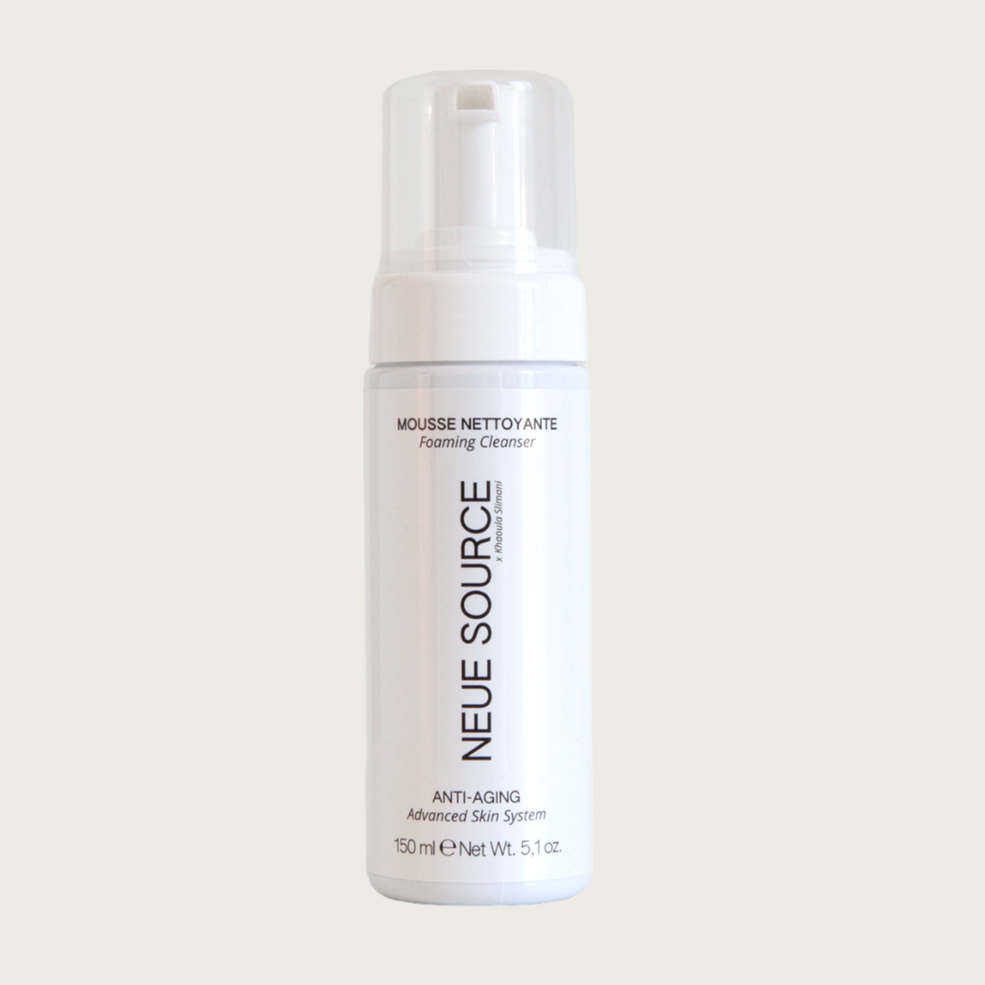 Mousse nettoyante visage